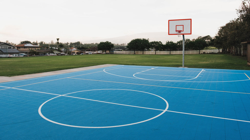 real basketball court images